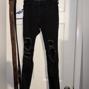 BLACK HOLLISTER JEANS